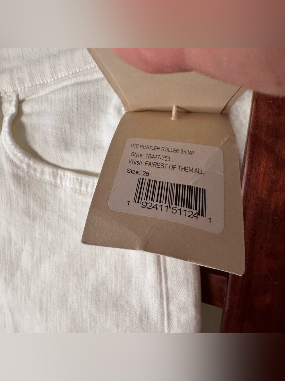 Mother NEW The Hustler Roller Skimp Wide Leg Jeans Fairest of Them All - Picture 6 of 11